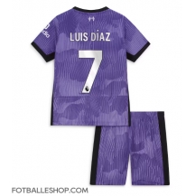 Liverpool Luis Diaz #7 Replika Tredjedrakt Barn 2023-24 Kortermet (+ bukser)