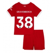 Liverpool Ryan Gravenberch #38 Replika Hjemmedrakt Barn 2023-24 Kortermet (+ bukser)