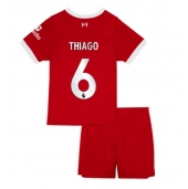 Liverpool Thiago Alcantara #6 Replika Hjemmedrakt Barn 2023-24 Kortermet (+ bukser)