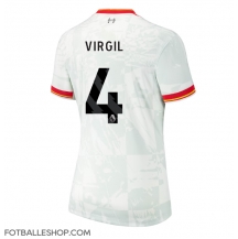 Liverpool Virgil van Dijk #4 Replika Tredjedrakt Dame 2024-25 Kortermet