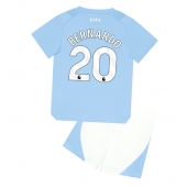 Manchester City Bernardo Silva #20 Replika Hjemmedrakt Barn 2023-24 Kortermet (+ bukser)