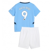 Manchester City Erling Haaland #9 Replika Hjemmedrakt Barn 2024-25 Kortermet (+ bukser)