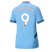 Manchester City Erling Haaland #9 Replika Hjemmedrakt Dame 2024-25 Kortermet