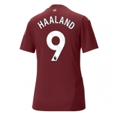 Manchester City Erling Haaland #9 Replika Tredjedrakt Dame 2024-25 Kortermet