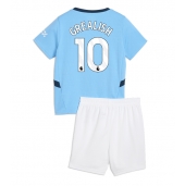 Manchester City Jack Grealish #10 Replika Hjemmedrakt Barn 2024-25 Kortermet (+ bukser)