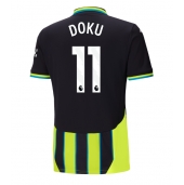 Manchester City Jeremy Doku #11 Replika Bortedrakt 2024-25 Kortermet