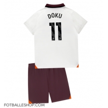 Manchester City Jeremy Doku #11 Replika Bortedrakt Barn 2023-24 Kortermet (+ bukser)