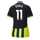 Manchester City Jeremy Doku #11 Replika Bortedrakt Dame 2024-25 Kortermet