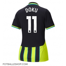 Manchester City Jeremy Doku #11 Replika Bortedrakt Dame 2024-25 Kortermet