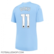 Manchester City Jeremy Doku #11 Replika Hjemmedrakt Dame 2023-24 Kortermet