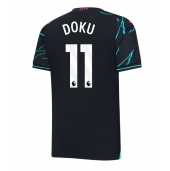 Manchester City Jeremy Doku #11 Replika Tredjedrakt 2023-24 Kortermet