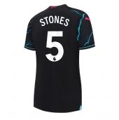 Manchester City John Stones #5 Replika Tredjedrakt Dame 2023-24 Kortermet