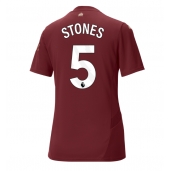 Manchester City John Stones #5 Replika Tredjedrakt Dame 2024-25 Kortermet