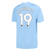 Manchester City Julian Alvarez #19 Replika Hjemmedrakt 2023-24 Kortermet