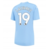 Manchester City Julian Alvarez #19 Replika Hjemmedrakt Dame 2023-24 Kortermet