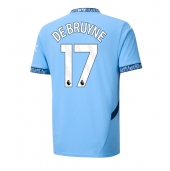 Manchester City Kevin De Bruyne #17 Replika Hjemmedrakt 2024-25 Kortermet