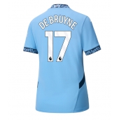 Manchester City Kevin De Bruyne #17 Replika Hjemmedrakt Dame 2024-25 Kortermet