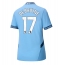 Manchester City Kevin De Bruyne #17 Replika Hjemmedrakt Dame 2024-25 Kortermet