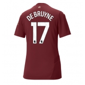 Manchester City Kevin De Bruyne #17 Replika Tredjedrakt Dame 2024-25 Kortermet