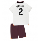 Manchester City Kyle Walker #2 Replika Bortedrakt Barn 2023-24 Kortermet (+ bukser)