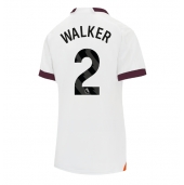 Manchester City Kyle Walker #2 Replika Bortedrakt Dame 2023-24 Kortermet