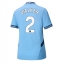 Manchester City Kyle Walker #2 Replika Hjemmedrakt Dame 2024-25 Kortermet