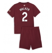 Manchester City Kyle Walker #2 Replika Tredjedrakt Barn 2024-25 Kortermet (+ bukser)