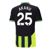 Manchester City Manuel Akanji #25 Replika Bortedrakt 2024-25 Kortermet