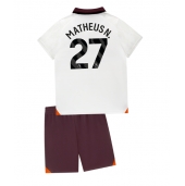 Manchester City Matheus Nunes #27 Replika Bortedrakt Barn 2023-24 Kortermet (+ bukser)