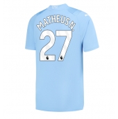 Manchester City Matheus Nunes #27 Replika Hjemmedrakt 2023-24 Kortermet