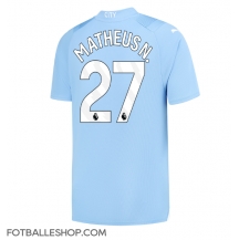 Manchester City Matheus Nunes #27 Replika Hjemmedrakt 2023-24 Kortermet