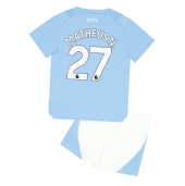 Manchester City Matheus Nunes #27 Replika Hjemmedrakt Barn 2023-24 Kortermet (+ bukser)