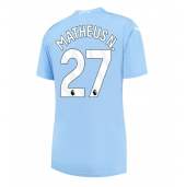 Manchester City Matheus Nunes #27 Replika Hjemmedrakt Dame 2023-24 Kortermet