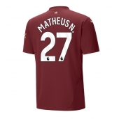 Manchester City Matheus Nunes #27 Replika Tredjedrakt 2024-25 Kortermet