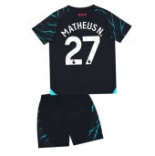 Manchester City Matheus Nunes #27 Replika Tredjedrakt Barn 2023-24 Kortermet (+ bukser)