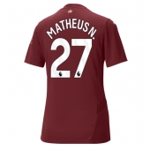 Manchester City Matheus Nunes #27 Replika Tredjedrakt Dame 2024-25 Kortermet