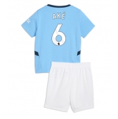 Manchester City Nathan Ake #6 Replika Hjemmedrakt Barn 2024-25 Kortermet (+ bukser)