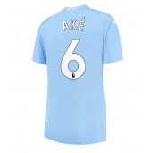 Manchester City Nathan Ake #6 Replika Hjemmedrakt Dame 2023-24 Kortermet