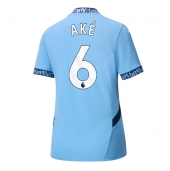 Manchester City Nathan Ake #6 Replika Hjemmedrakt Dame 2024-25 Kortermet