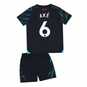 Manchester City Nathan Ake #6 Replika Tredjedrakt Barn 2023-24 Kortermet (+ bukser)