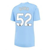 Manchester City Oscar Bobb #52 Replika Hjemmedrakt Dame 2023-24 Kortermet