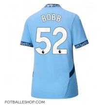 Manchester City Oscar Bobb #52 Replika Hjemmedrakt Dame 2024-25 Kortermet