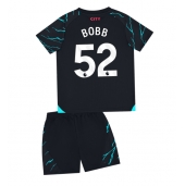 Manchester City Oscar Bobb #52 Replika Tredjedrakt Barn 2023-24 Kortermet (+ bukser)