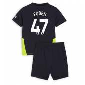 Manchester City Phil Foden #47 Replika Bortedrakt Barn 2024-25 Kortermet (+ bukser)