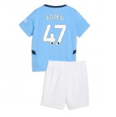 Manchester City Phil Foden #47 Replika Hjemmedrakt Barn 2024-25 Kortermet (+ bukser)