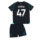 Manchester City Phil Foden #47 Replika Tredjedrakt Barn 2023-24 Kortermet (+ bukser)