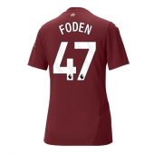 Manchester City Phil Foden #47 Replika Tredjedrakt Dame 2024-25 Kortermet