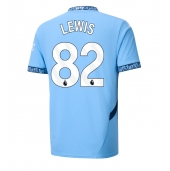 Manchester City Rico Lewis #82 Replika Hjemmedrakt 2024-25 Kortermet