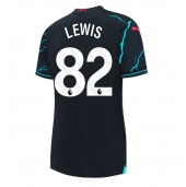 Manchester City Rico Lewis #82 Replika Tredjedrakt Dame 2023-24 Kortermet