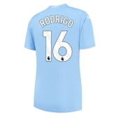 Manchester City Rodri Hernandez #16 Replika Hjemmedrakt Dame 2023-24 Kortermet